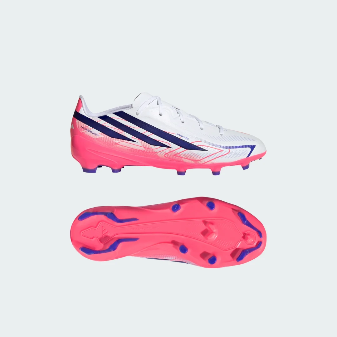 Detalle de Adidas F50 Hyperfast League Bota de césped natural seco