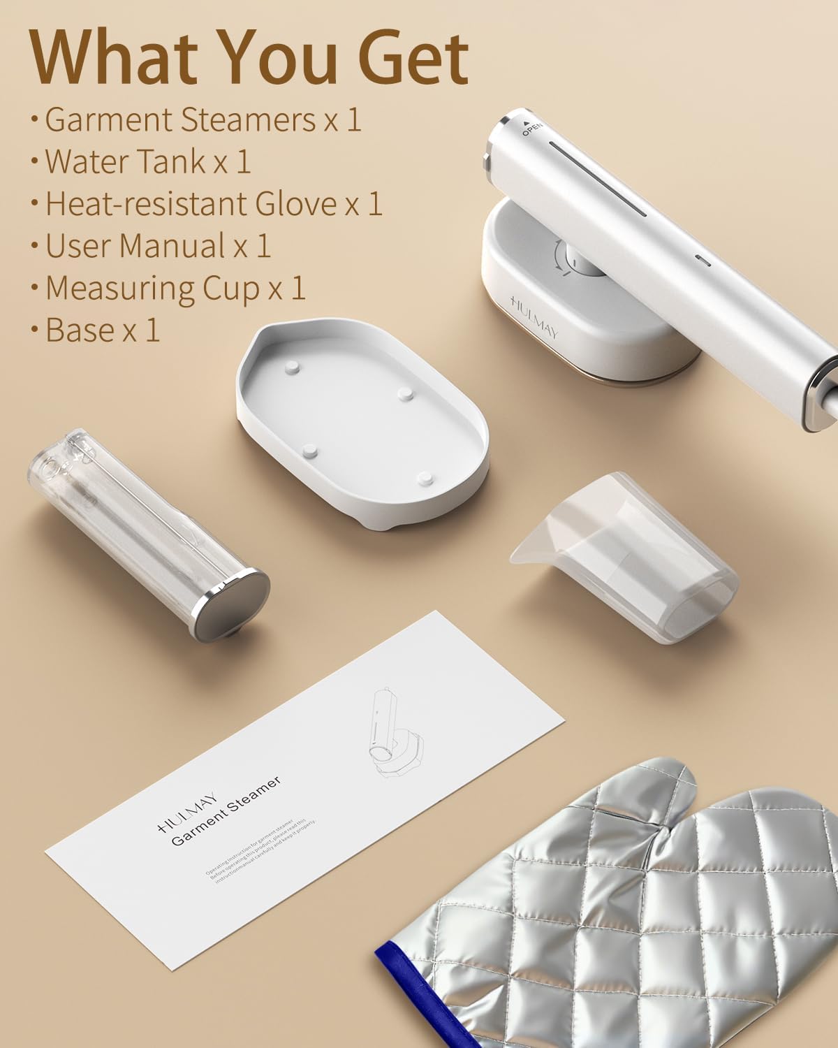Thumbnail 6 de hulmay G3 (Q) 2-in-1 Handheld Garment Steamer, 1200W, 90° Rotating Head