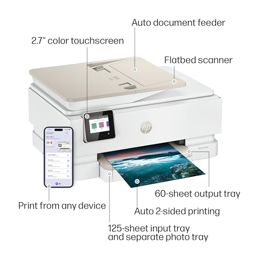 Thumbnail 4 de HP Envy Photo 7975 Wireless Color Inkjet Photo Printer (B63K3A)