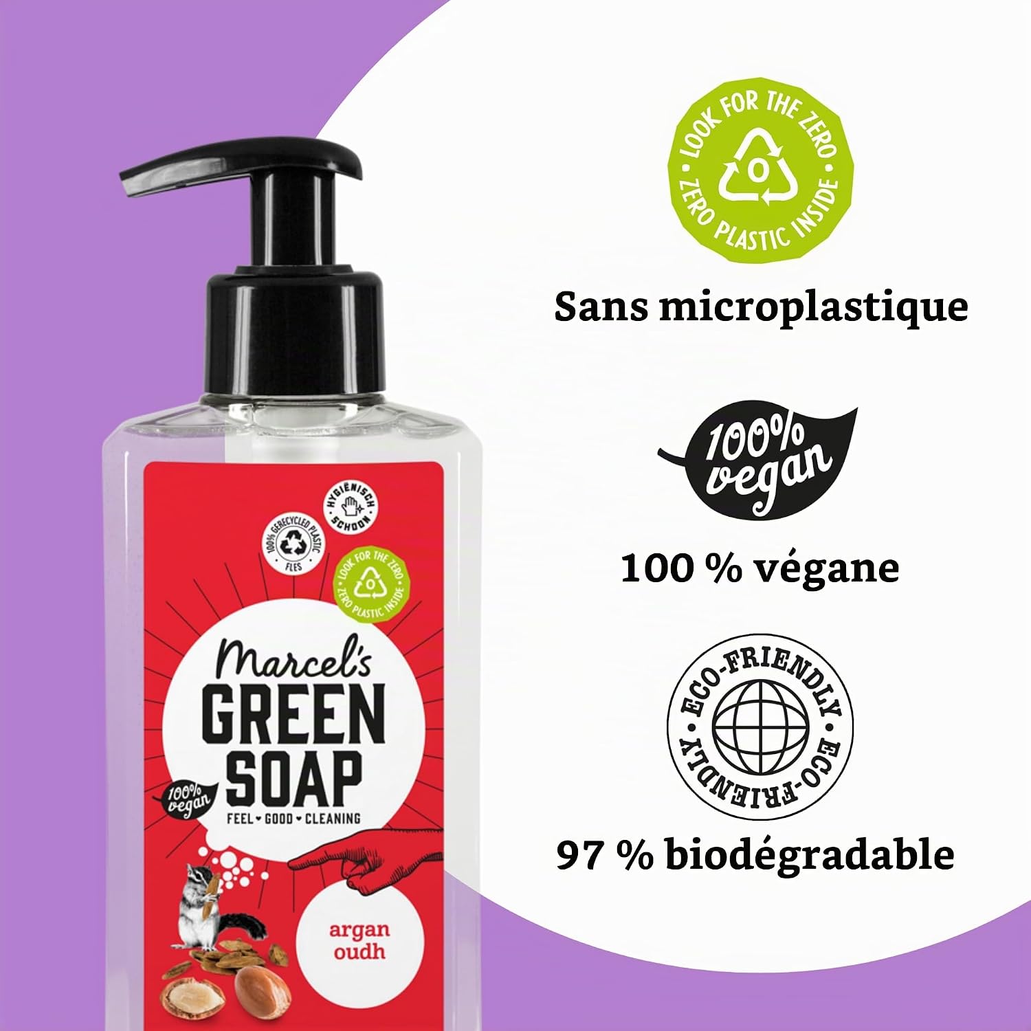 Thumbnail 3 de Marcel's Green Soap Argan & Oudh handzeep met plantaardige glycerine