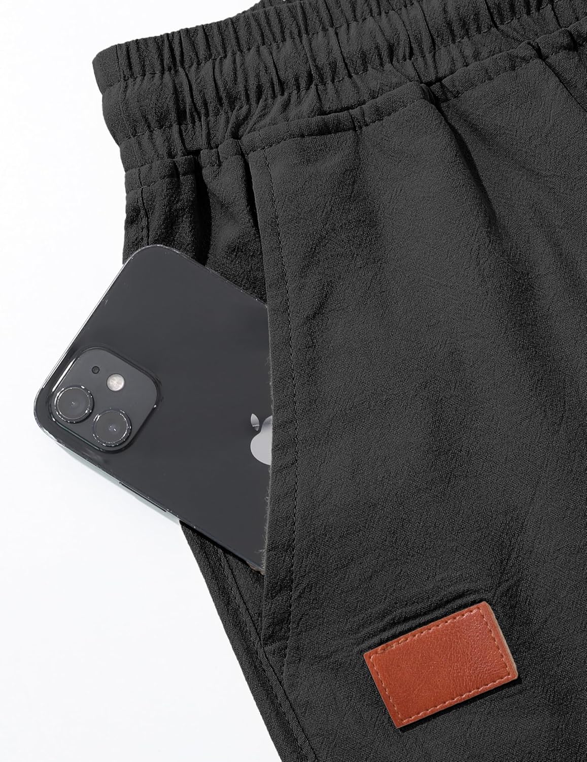 Thumbnail 5 de TARAINYA Leinen Kurze Hosen Herren – Baumwolle und Leinen, Freizeithose mit Gummizug