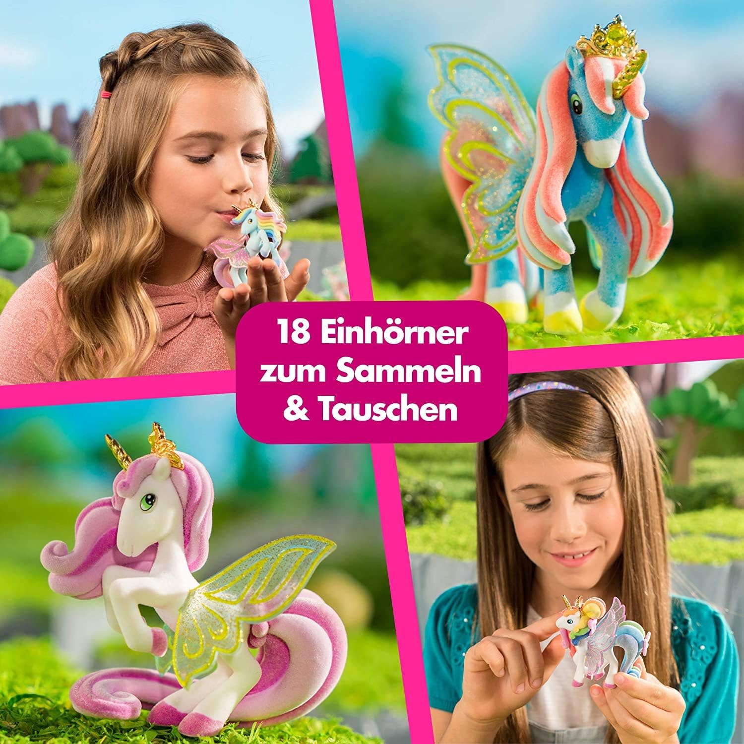 Thumbnail 6 de CRAZE GALUPY Einhorn 3er Pack (27738) – Sammelfiguren mit Glitzerflügeln & Kristall
