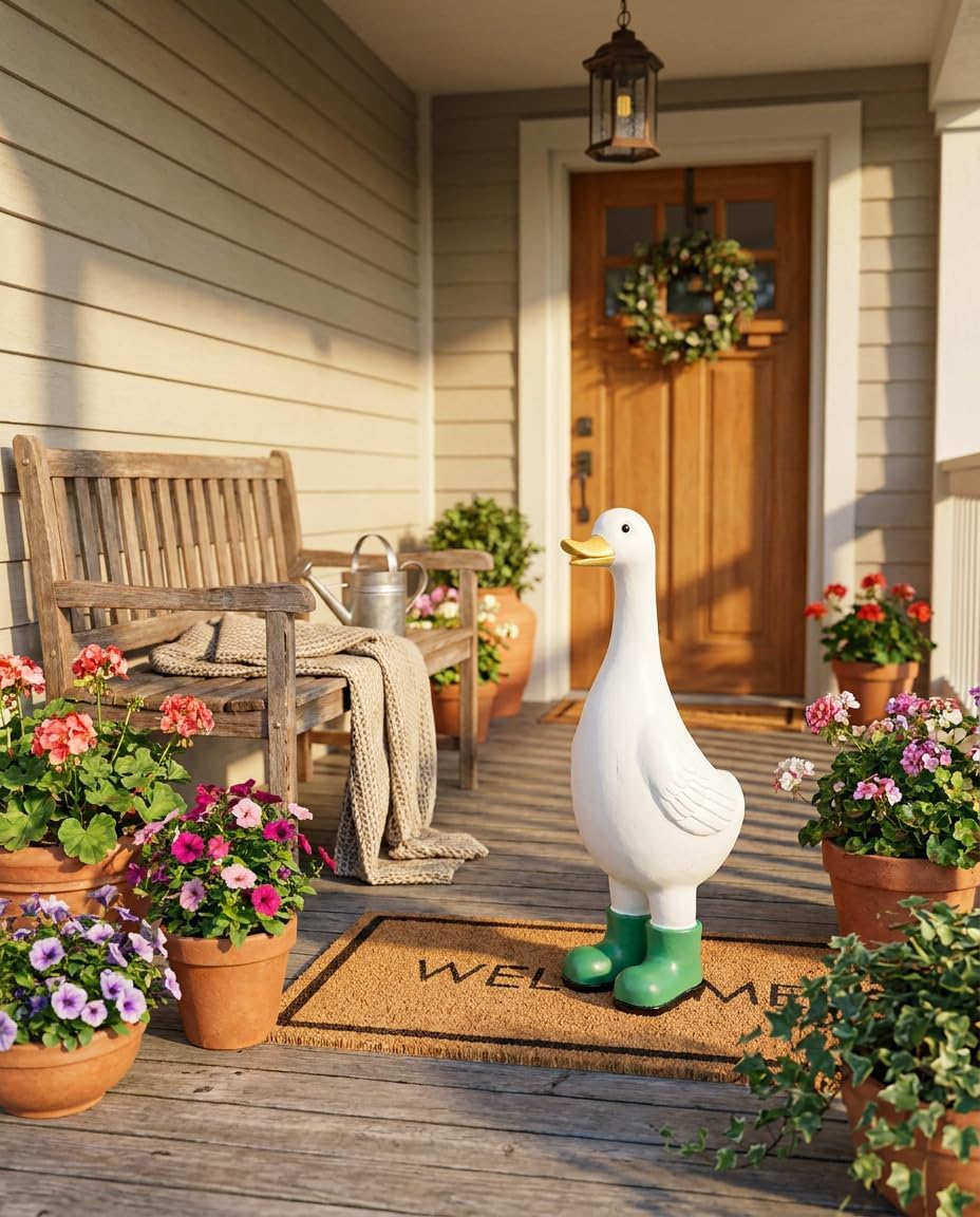 Detalle 2 de iStatue Porch Goose 23.6-Inch