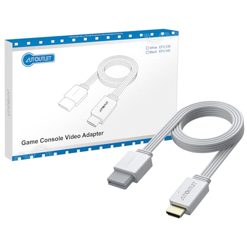Thumbnail 6 de AUTOUTLET Wii to HDMI Converter 1080P - 150 cm Output Cable, Compatible with Nintendo Wii/Wii U, HDTV and Monitors