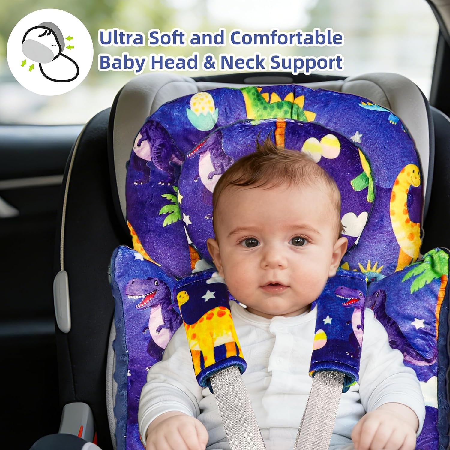 Detalle de Hooyax Infant Car Seat Insert, 25-Inch
