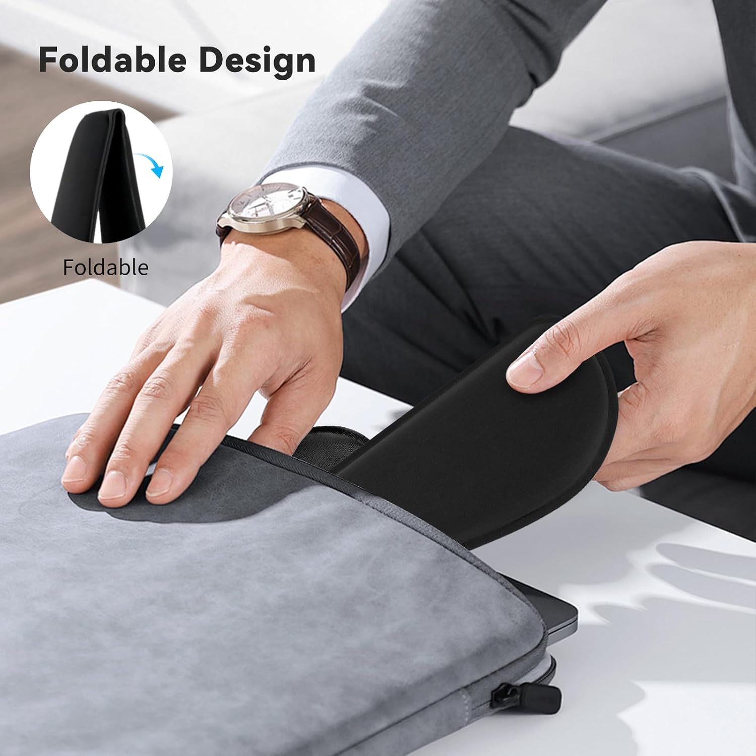 Detalle 2 de ZIBLY Keyboard Wrist Rest - Anti-Skid Non Slip Ergonomic Wrist Support for Keyboard - Easy Typing, Pain Relief - Wrist Rest Keyboard Premium Memory Foam for Work from Home Gaming Computer Laptop
ZIBLY Keyboard Wrist Rest - Anti-Skid Non Slip Ergono…