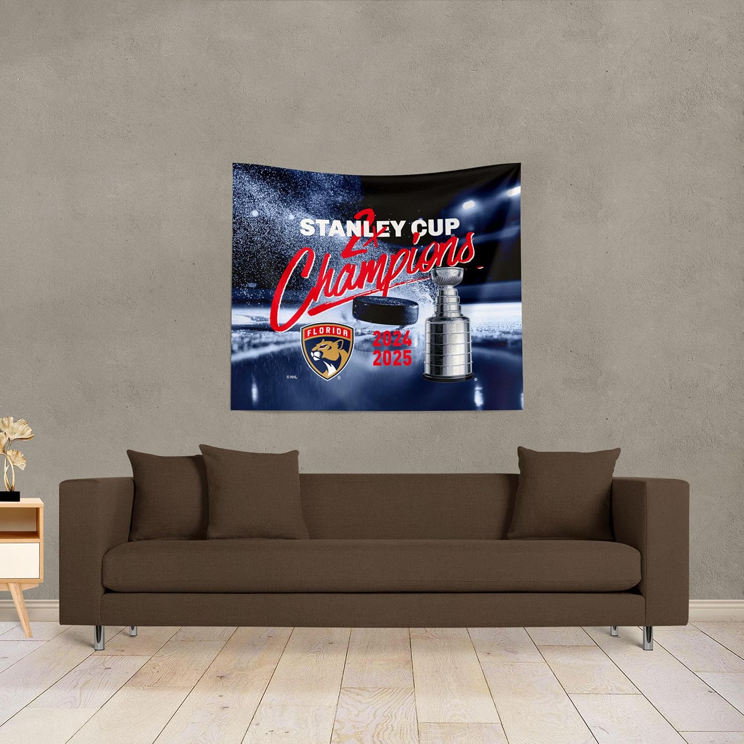 Thumbnail 2 de Northwest NHL Unisex-Adult Modern Florida Panthers wall banner (34 x 40 in)
