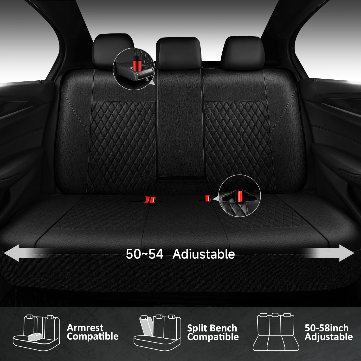 Detalle de CAR PASS Quilting Seat Covers 5mm