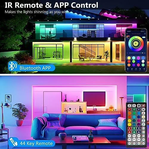 Detalle 2 de Realky Tira LED 20M RGB Bluetooth con Control por App y Modo Música (2x10m)