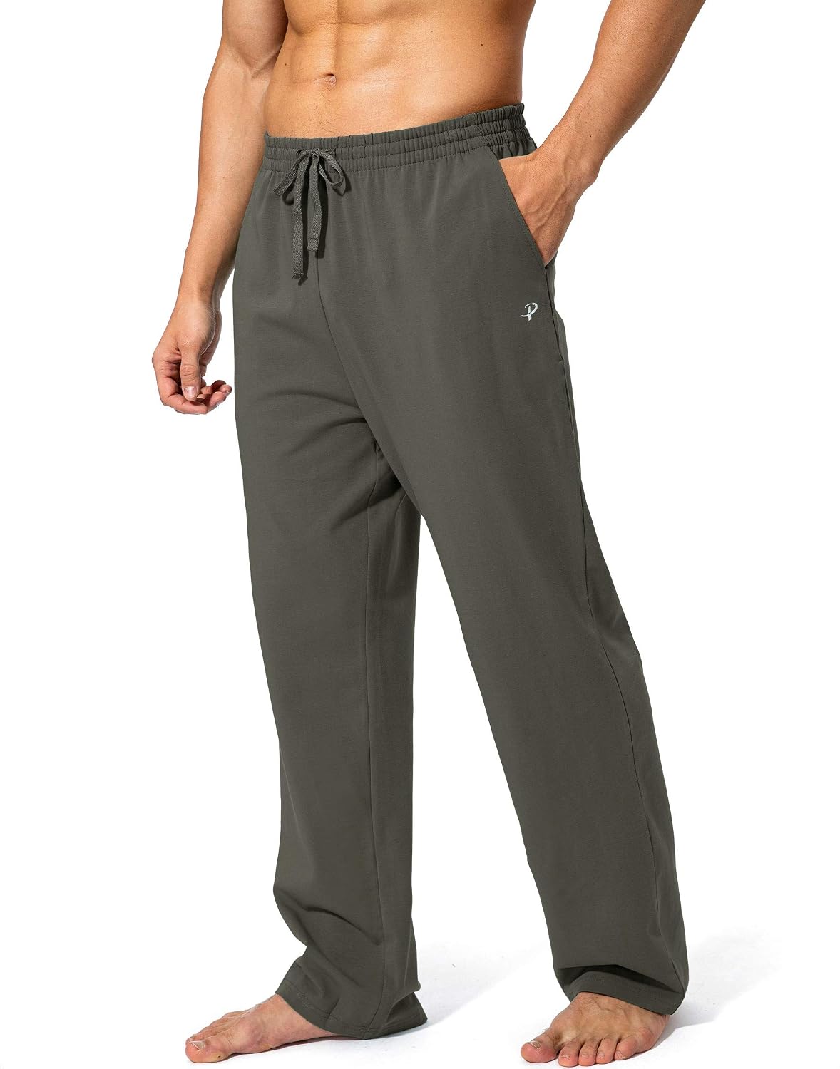 Thumbnail 6 de Pudolla Men's Cotton Yoga Sweatpants with Pockets