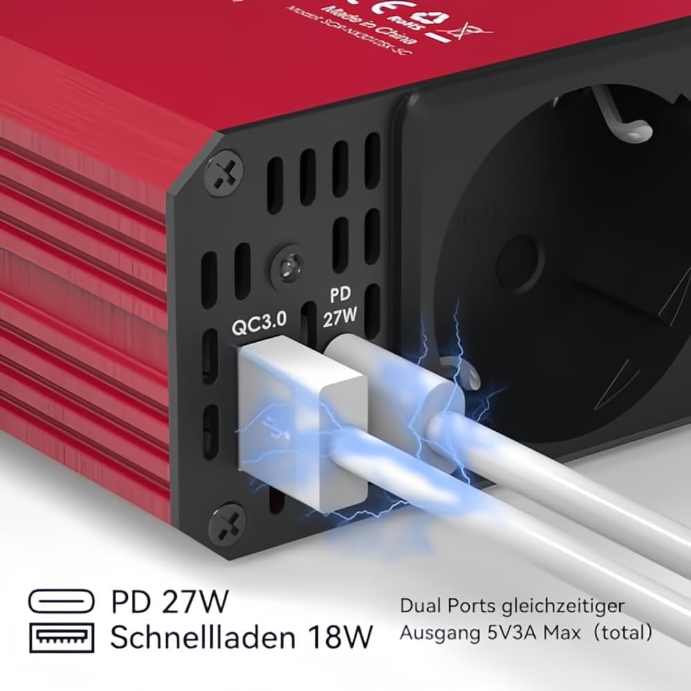 Thumbnail 3 de ALLWEI 300W Wechselrichter 🔌