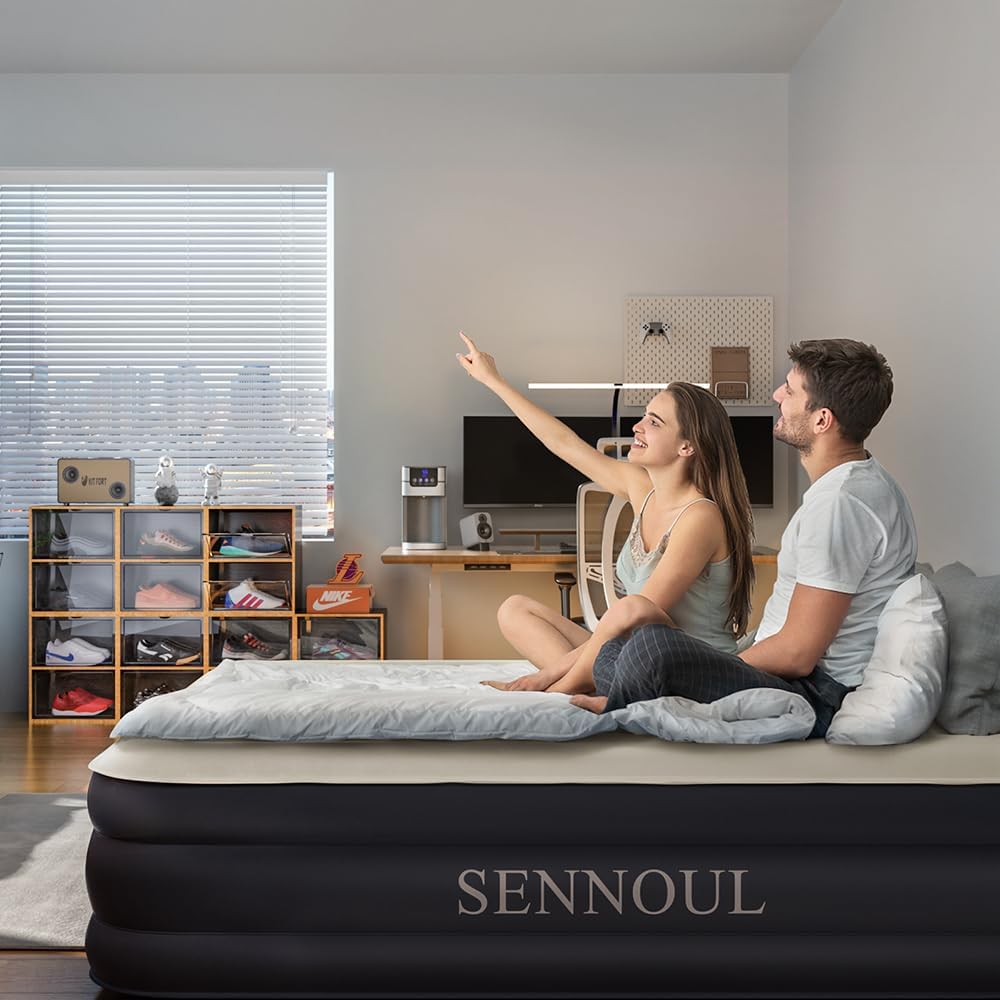 Thumbnail 5 de SENNOUL Air Mattress Queen 16" inflatable bed