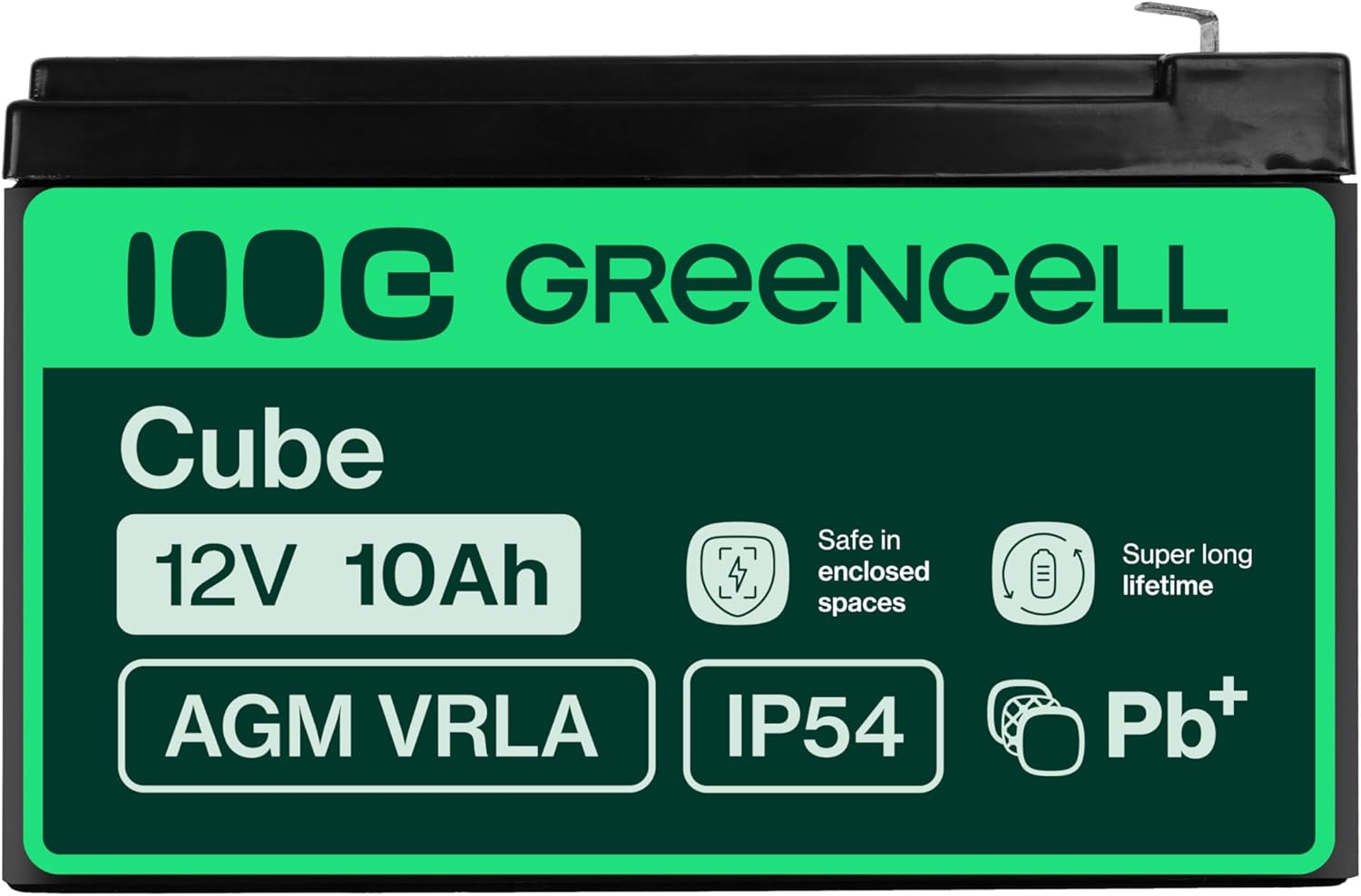 Detalle de GreenCell Batteria AGM 12V 🔌