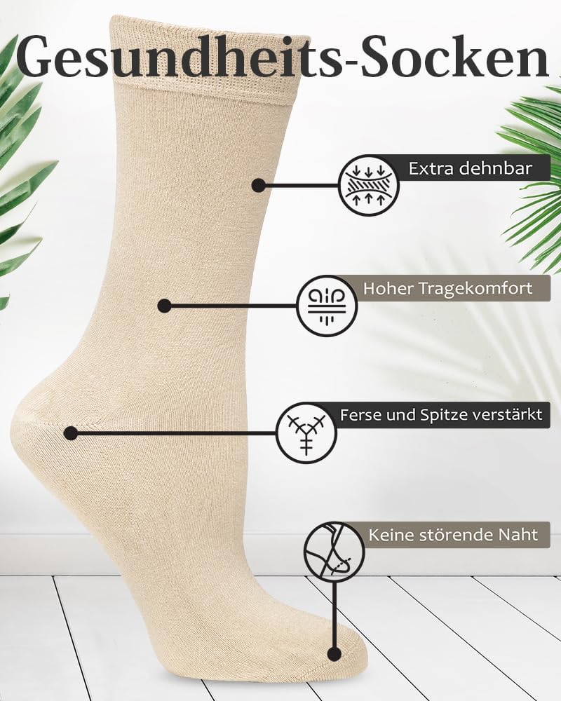 Thumbnail 1 de Fiera Besa BESA2022DBDC Women’s Business Socks, Bamboo Blend, 3 Pairs