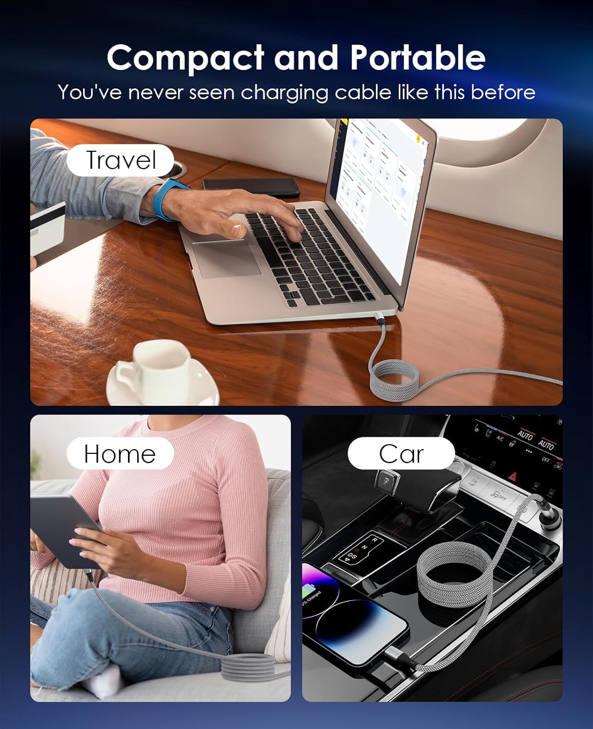 Thumbnail 6 de Magtame Cable Magnético USB-C a Lightning, 1m, carga rápida ⚡