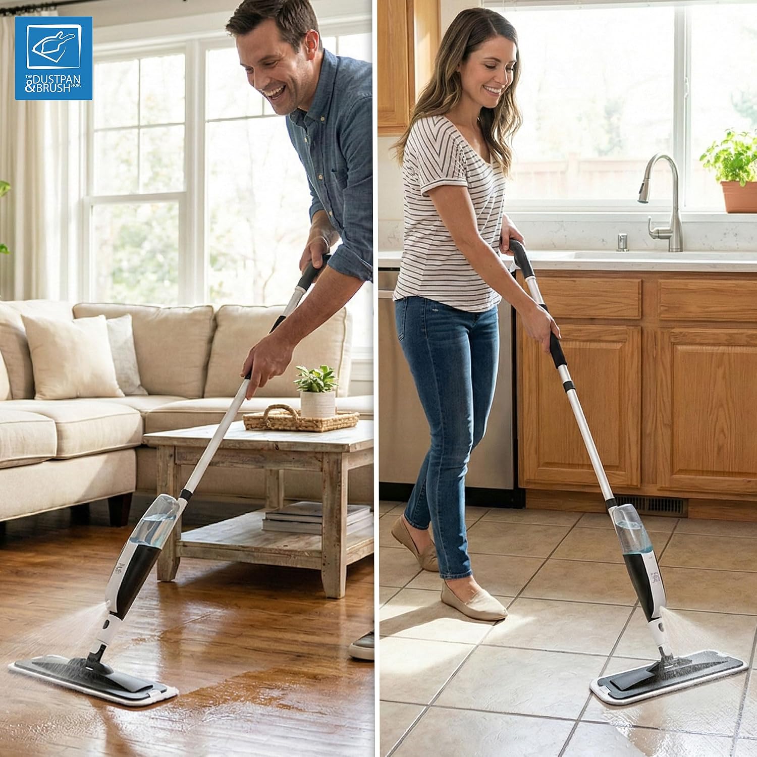 Thumbnail 1 de TDBS Spray Mop with Washable Pads 360°