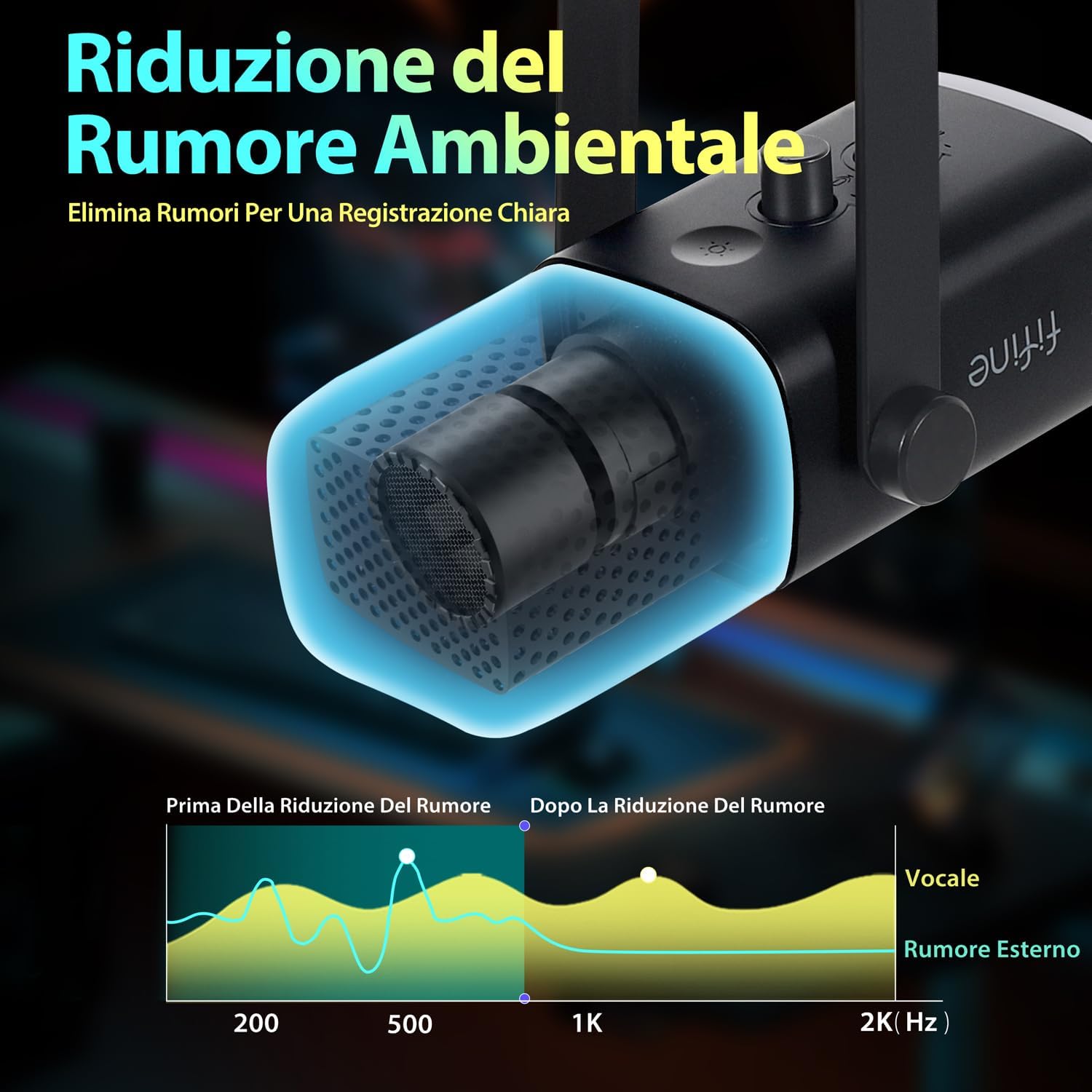 Thumbnail 6 de FIFINE XLR Streaming Microfono Kit: dinamicità USB/XLR per podcast, gaming e streaming