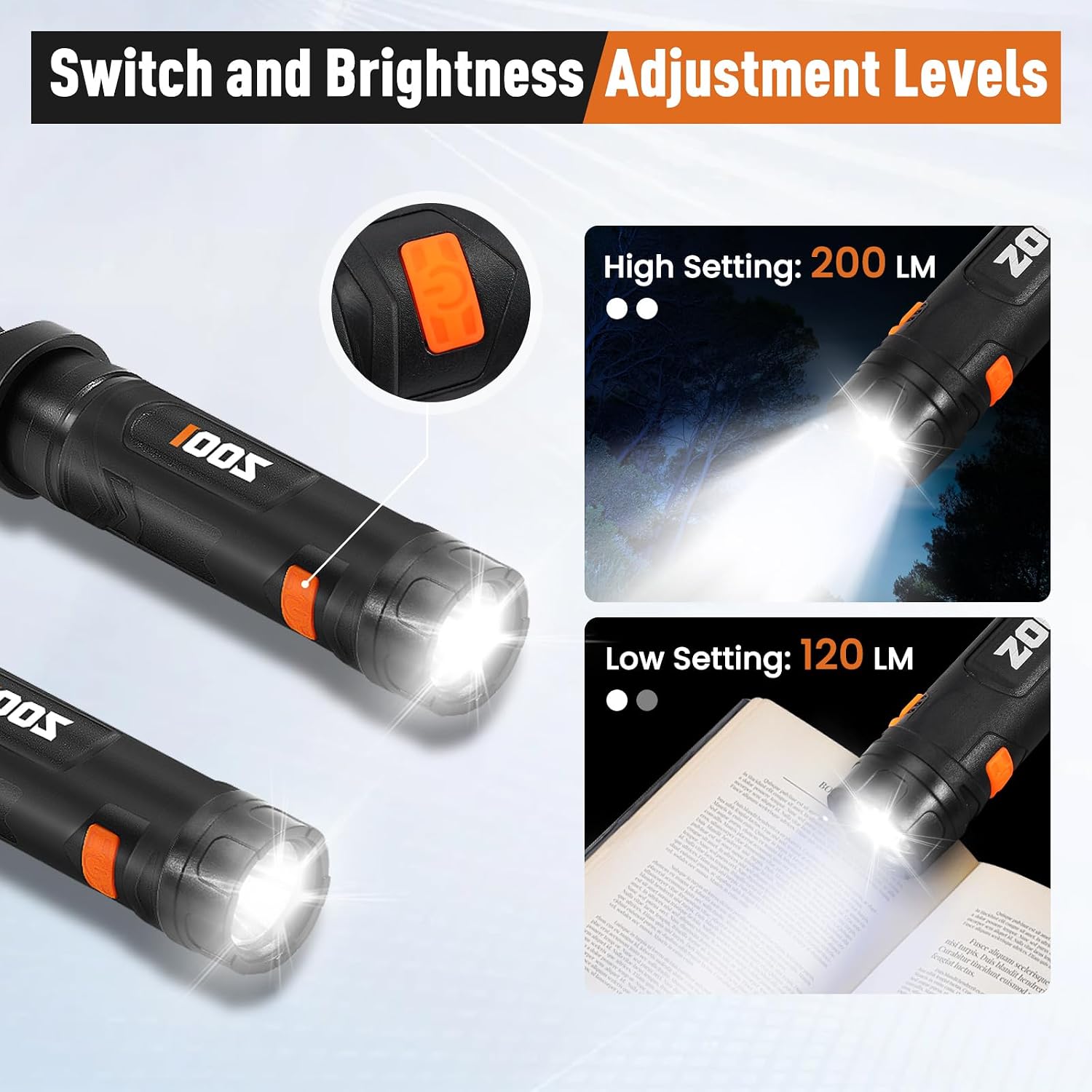 Detalle de ZOOI Reading Neck Light 150° rotation