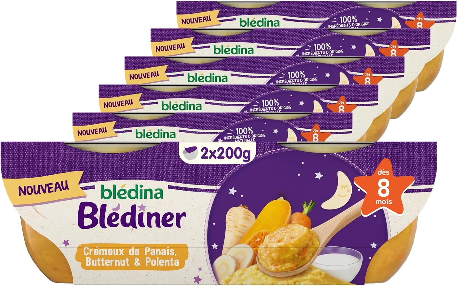 Thumbnail 5 de Blédina Blédîner Risotto Courgettes 12 bols
