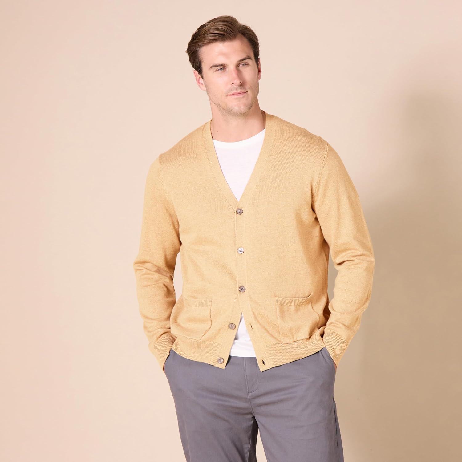 Thumbnail 4 de Amazon Essentials men’s cotton cardigan sweater (regular fit) for everyday layering