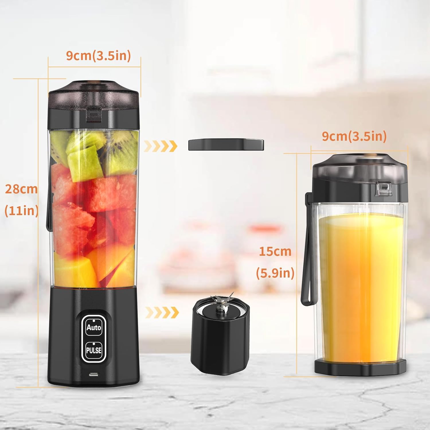 Thumbnail 6 de BESNOOW Portable Blender 24 Oz