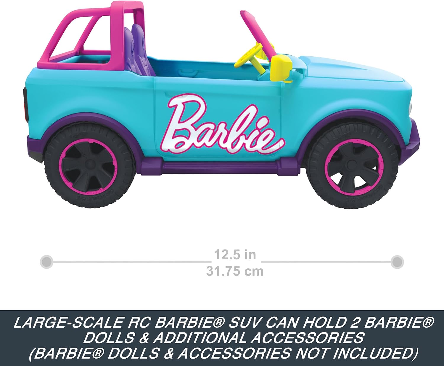 Detalle de Hot Wheels RC Barbie SUV 5.3 mph HTP53
