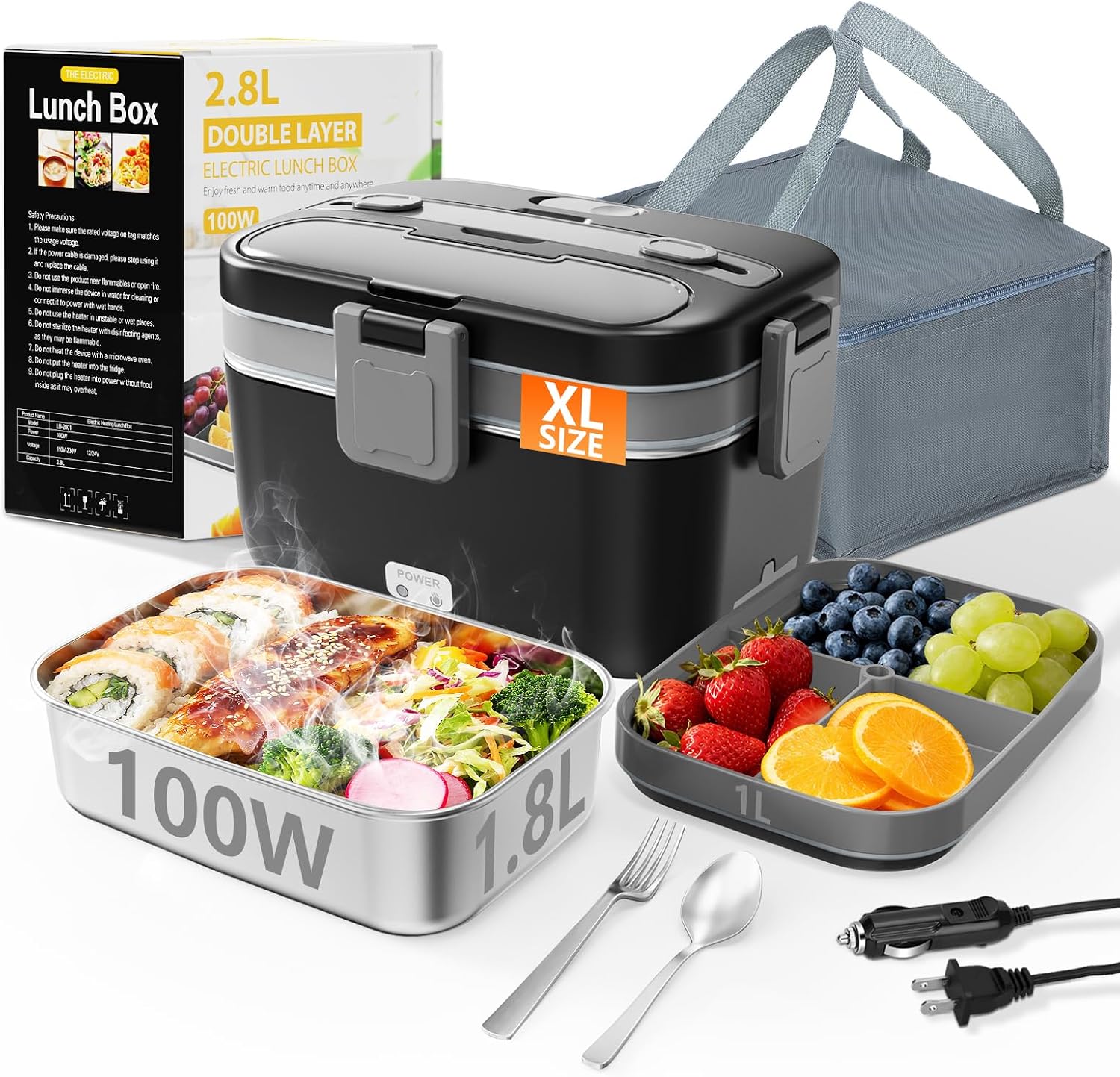 Detalle de Electric Lunch Box 2.8L 100W Fast Heating
