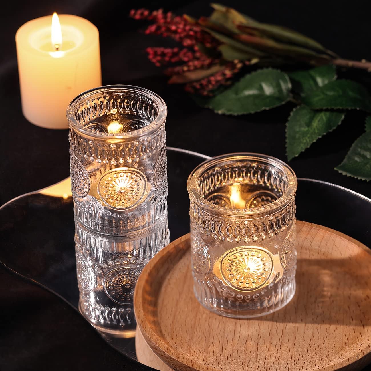 Thumbnail 3 de DARJEN Clear Votive Candle Holders 36 pack 🕯