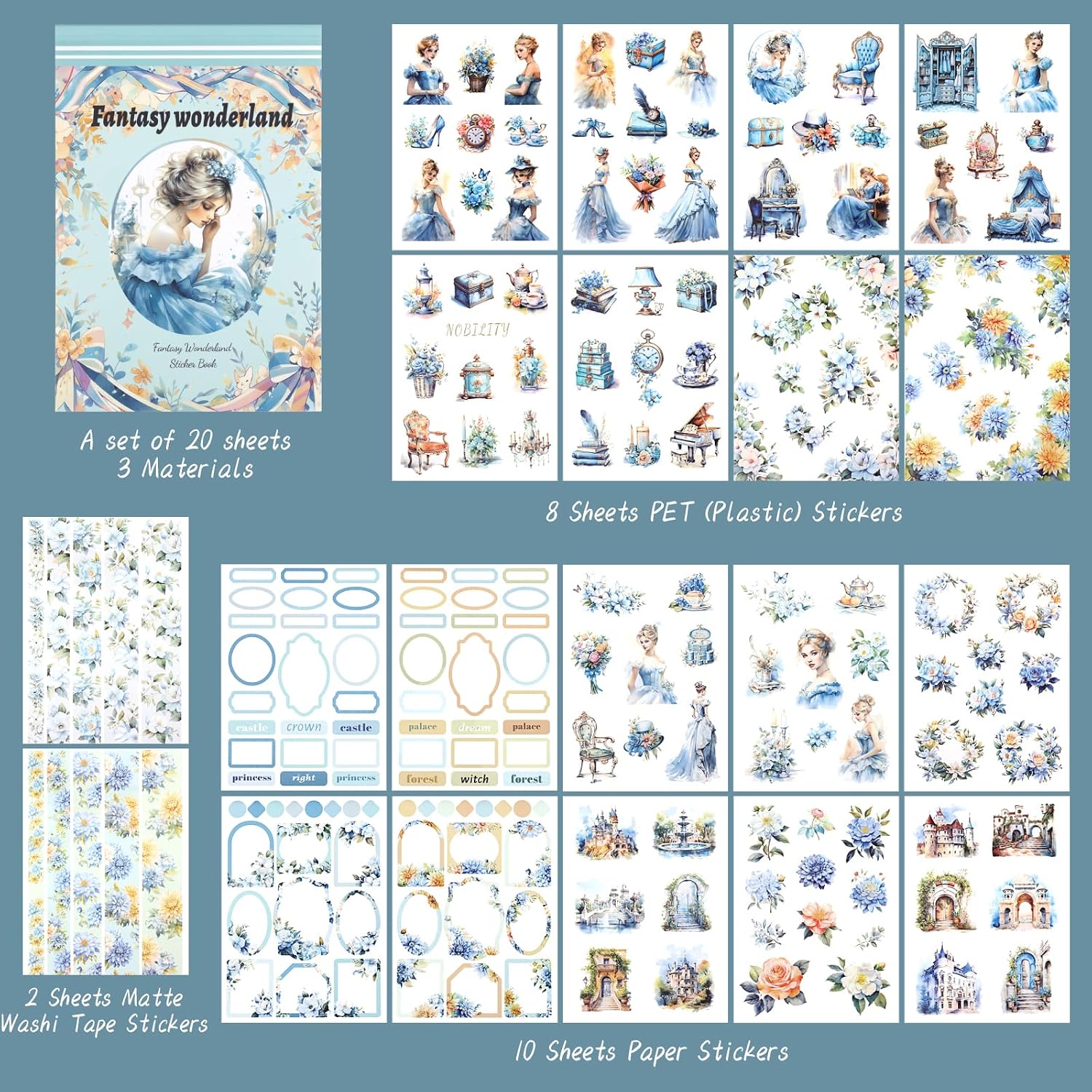 Thumbnail 1 de NOGAMOGA Die Cut Scrapbook Sticker Book