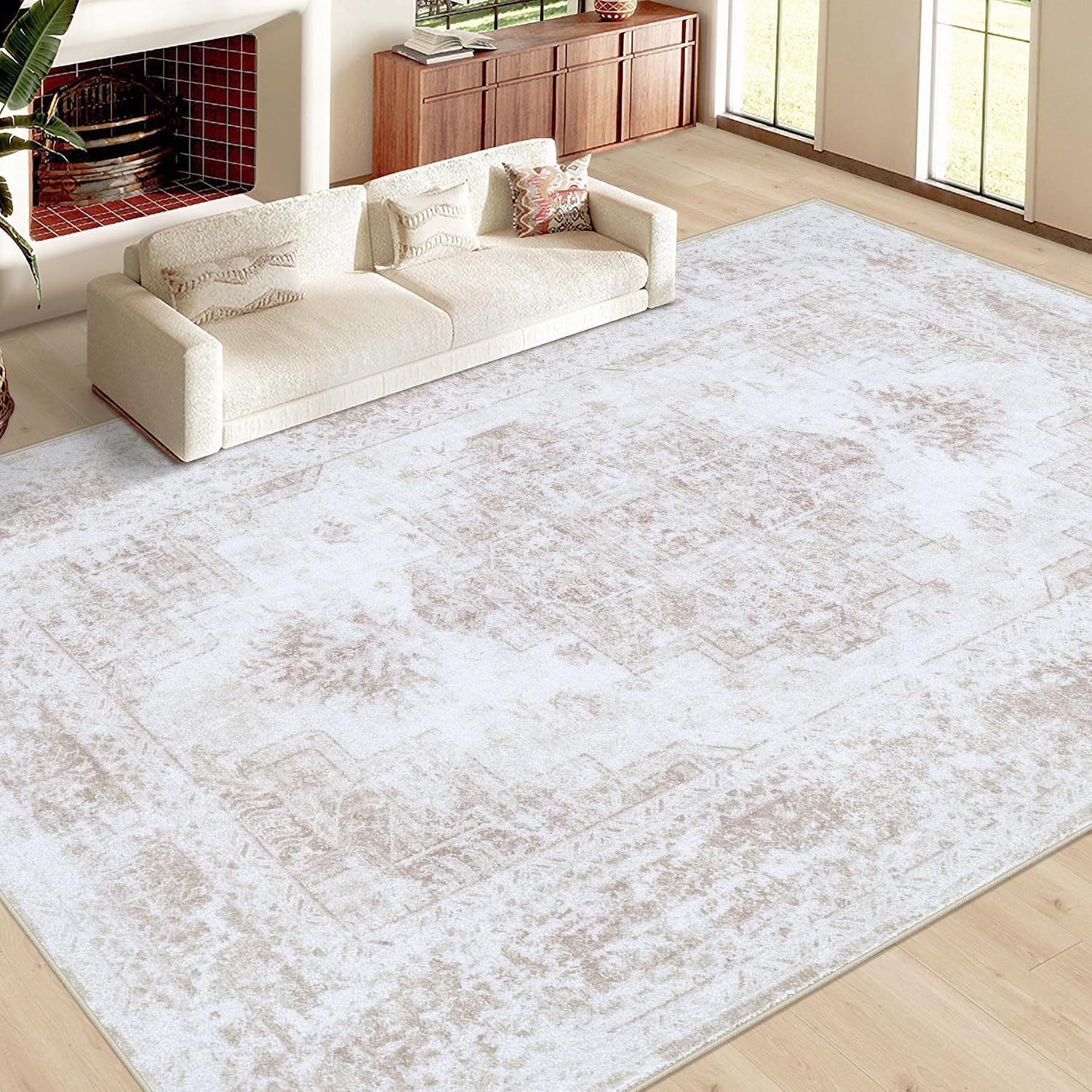 Thumbnail 1 de XLUEZ 9x12 Vintage Distressed Rug