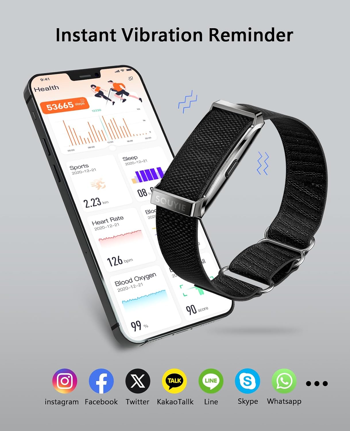 Thumbnail 4 de Smart Bracelet fitness tracker for sleep