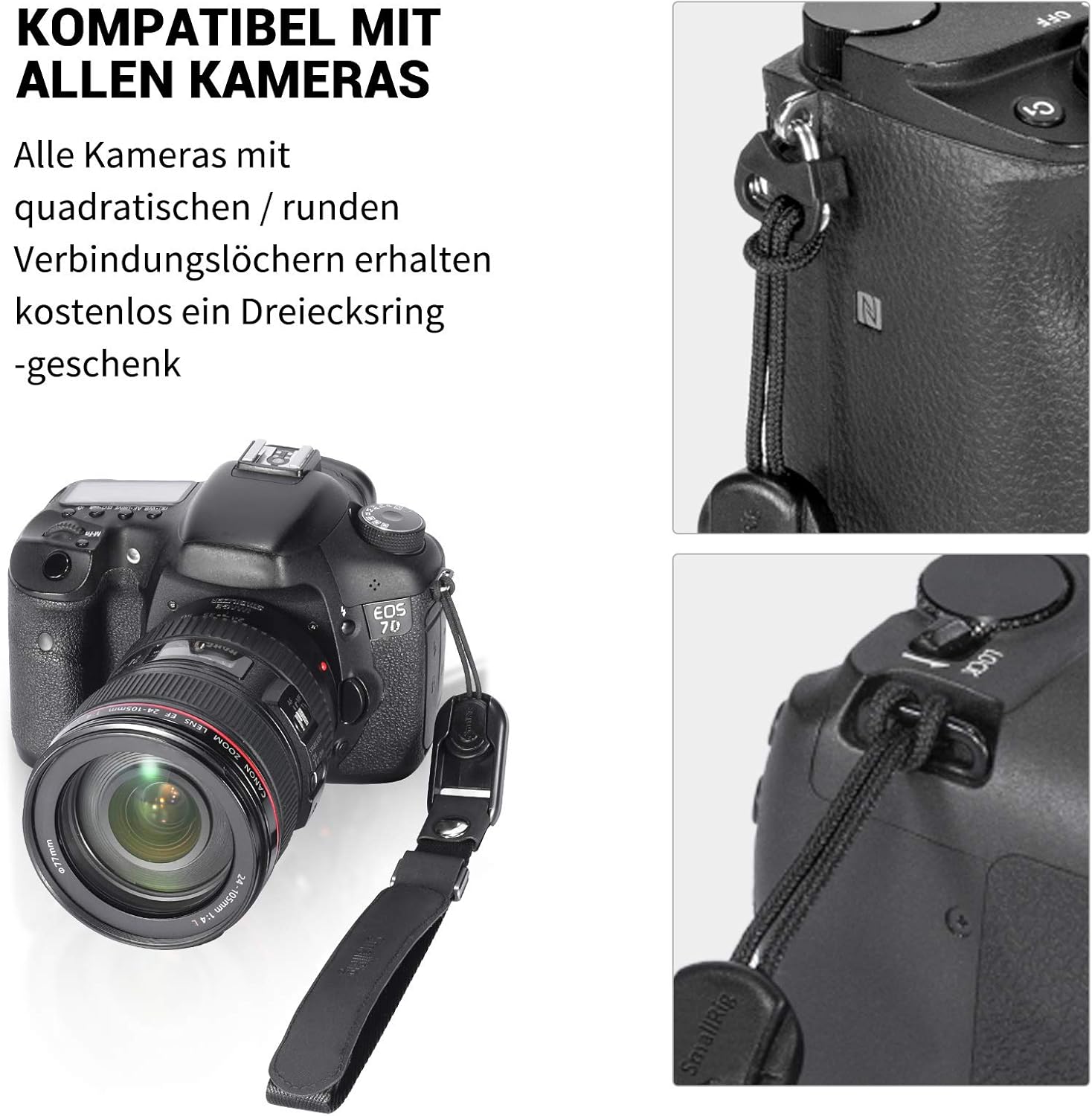 Thumbnail 1 de SMALLRIG 2398 dragonne néoprène pour appareil 📷