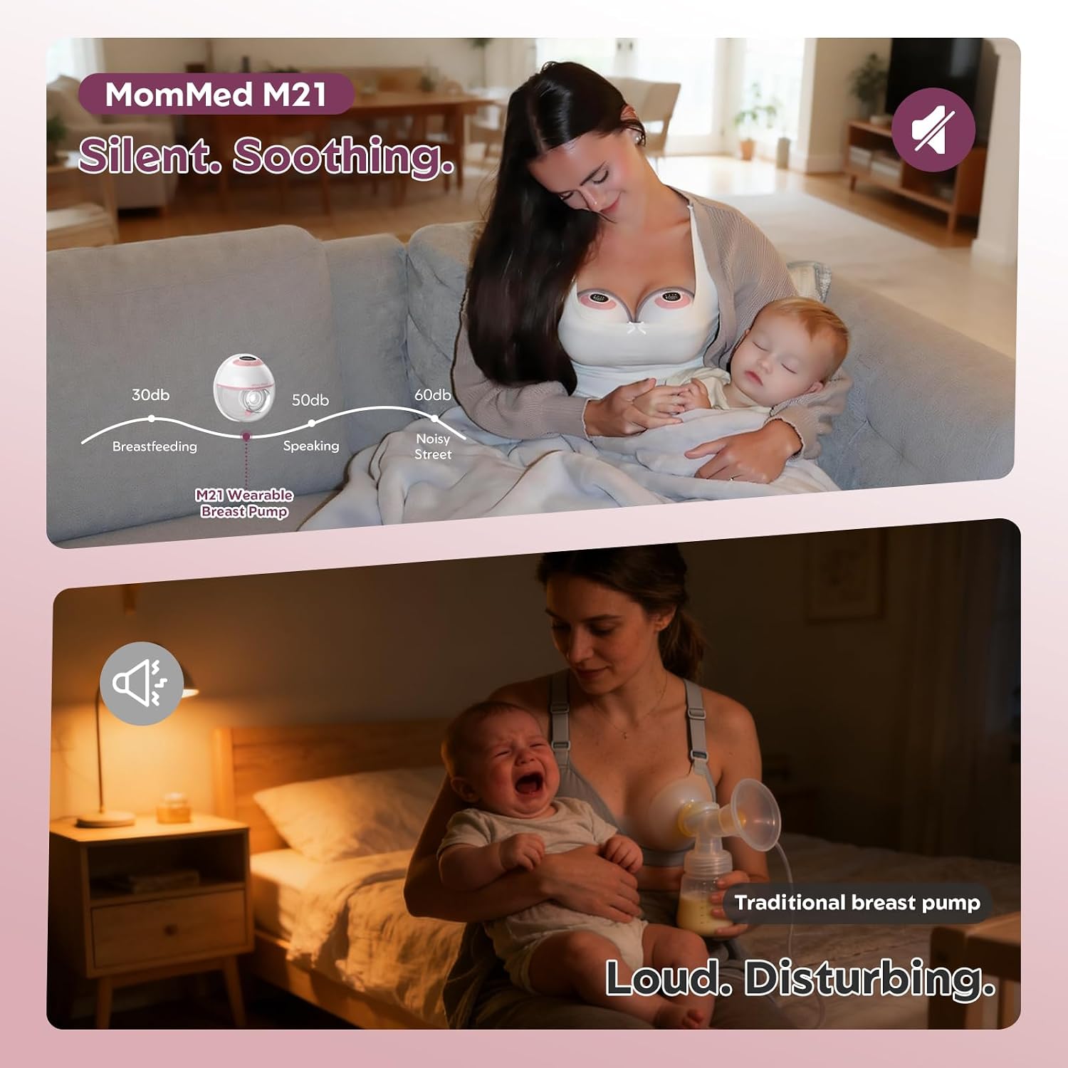 Thumbnail 4 de MOMMED Hands-Free Breast Pump, 27mm Wearable with 4 Modes & 12 Levels