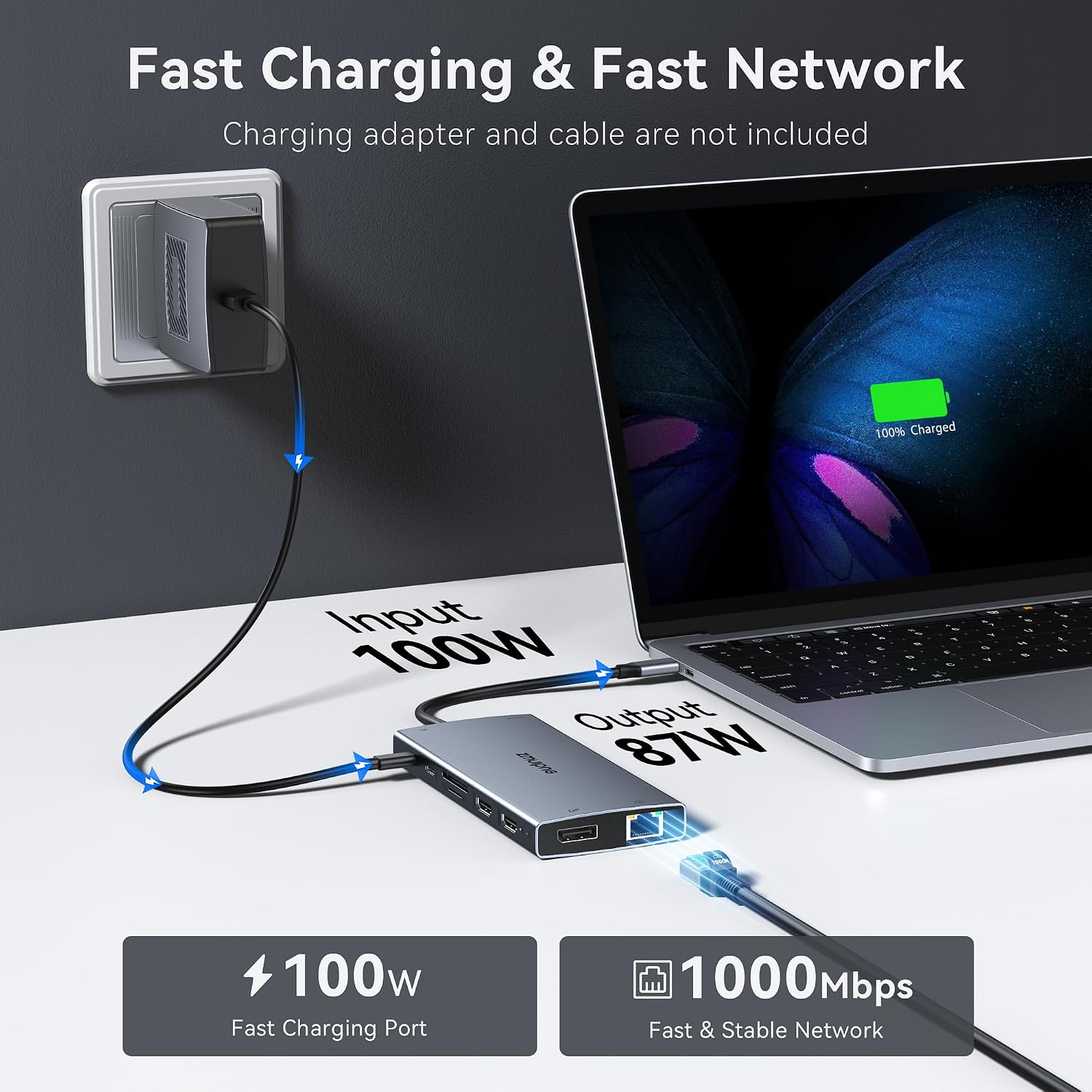 Detalle 2 de USB-C Docking Station 15-in-1