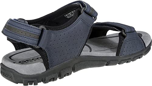 Detalle de Geox Uomo Sandal Strada D – Sandali da uomo, Blu Grigio Navy, 42 EU