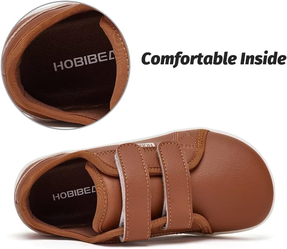 Thumbnail 2 de HOBIBEAR unisex barefootwandelschoenen voor kinderen van leer, breed en lichtgewicht