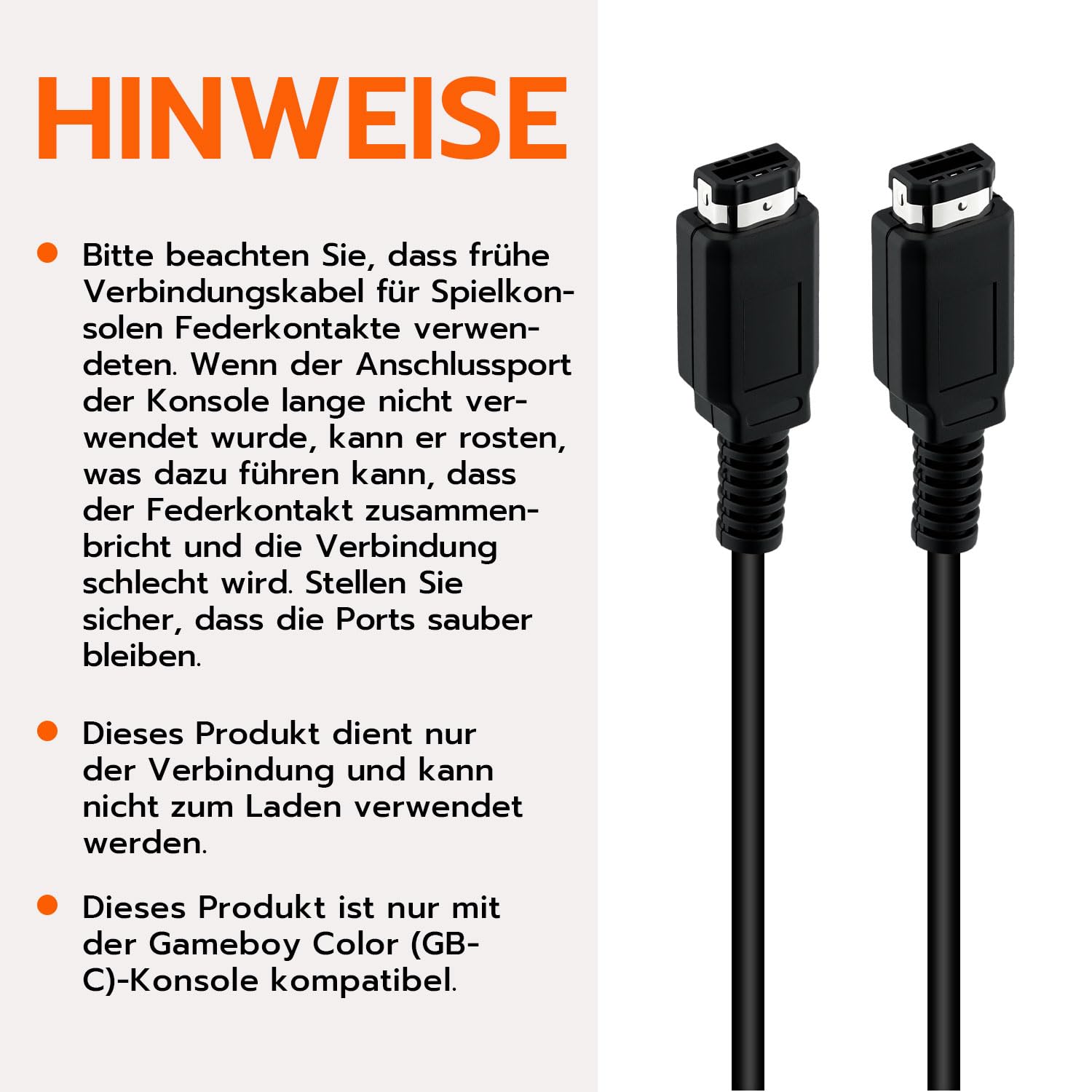 Thumbnail 6 de 2-Spieler-Link-Kabel 1,2 m für Game Boy Color