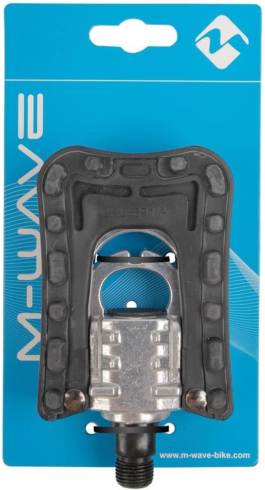 Detalle de M-Wave Steady F1 fietspedalen, opvouwbaar met antislipcoating