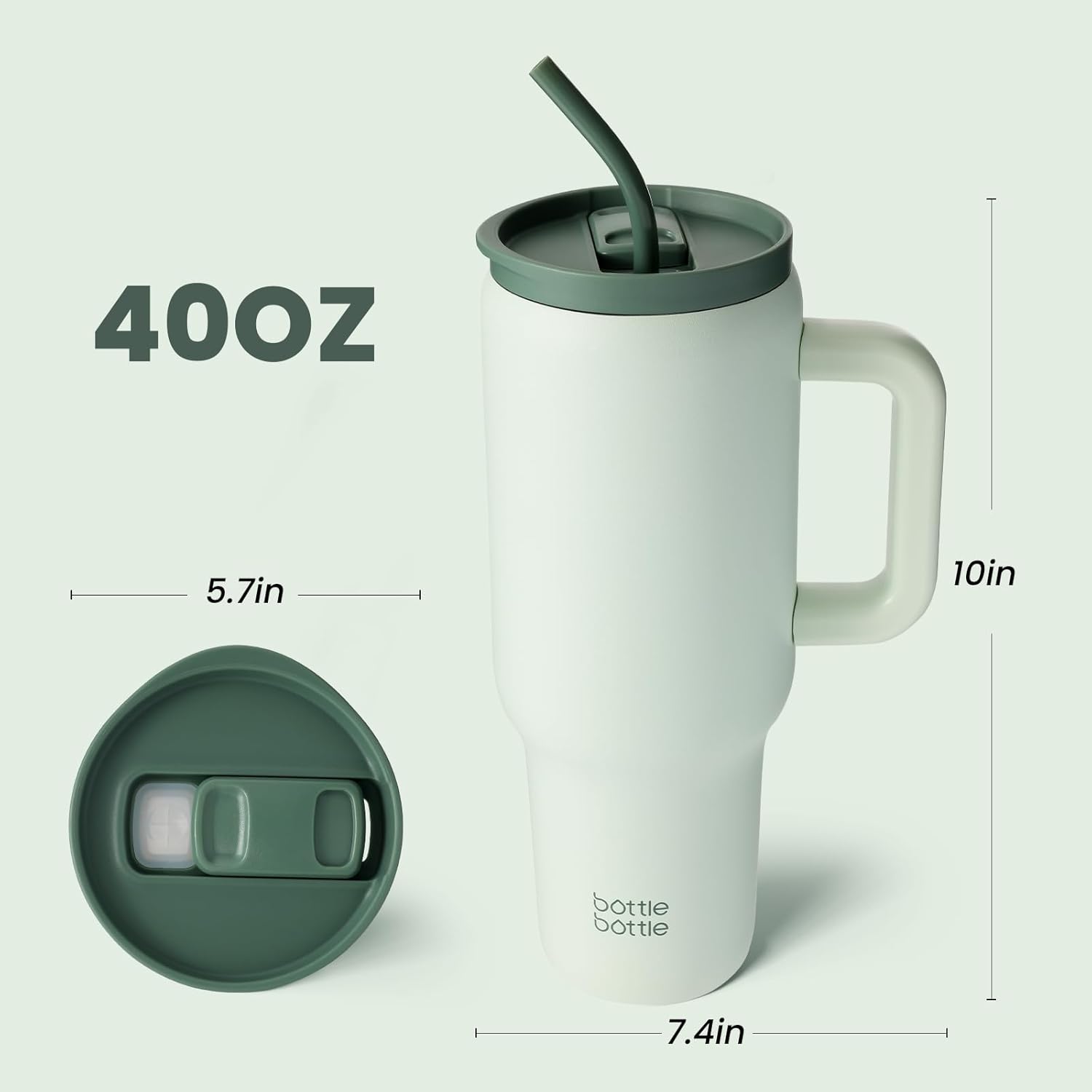Thumbnail 3 de BOTTLE BOTTLE 40oz Kaffeebecher aus Edelstahl
