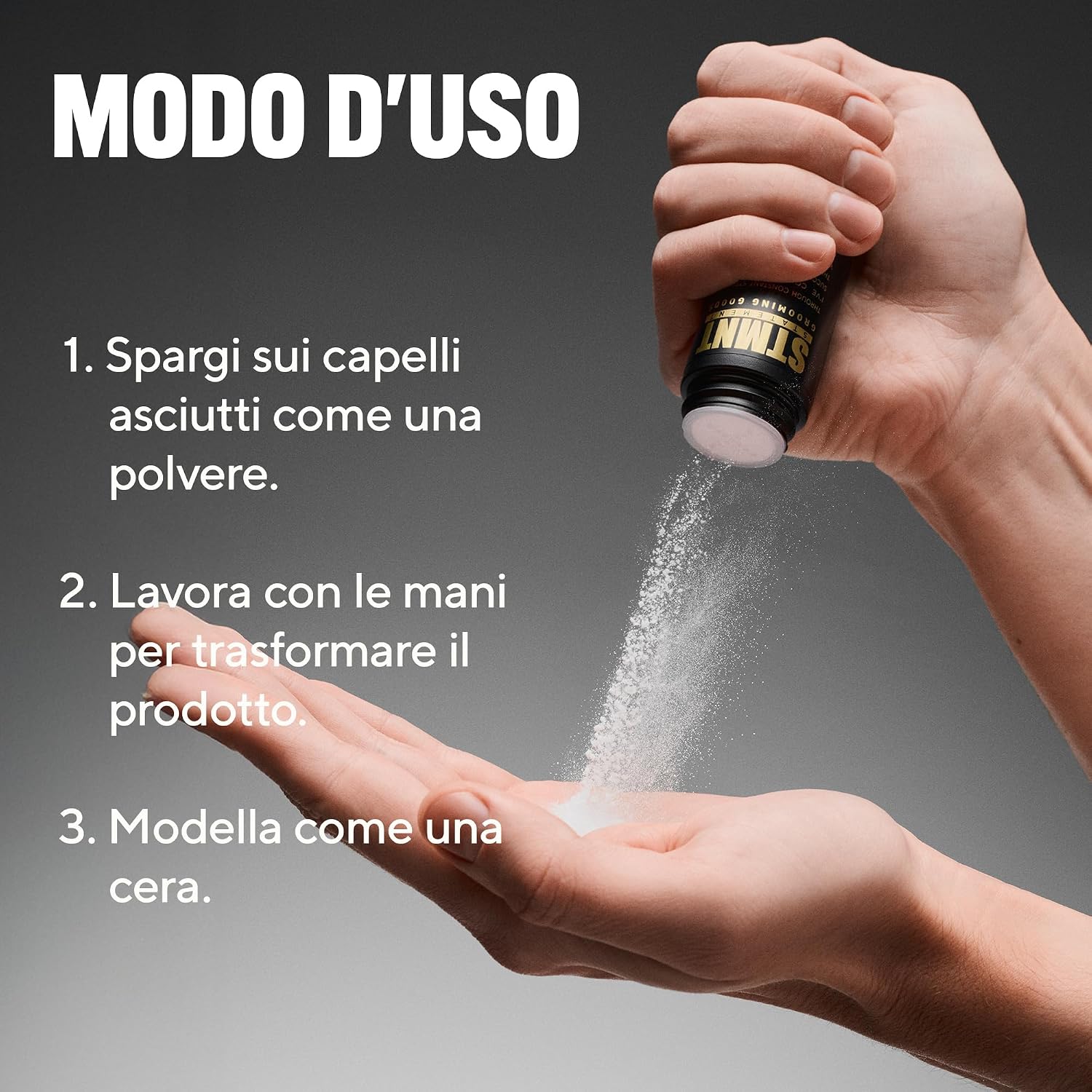Thumbnail 2 de STMNT Wax Powder di STMNT STATEMENT GROOMING GOODS: Polvere texturizzante per capelli uomo (15 g)