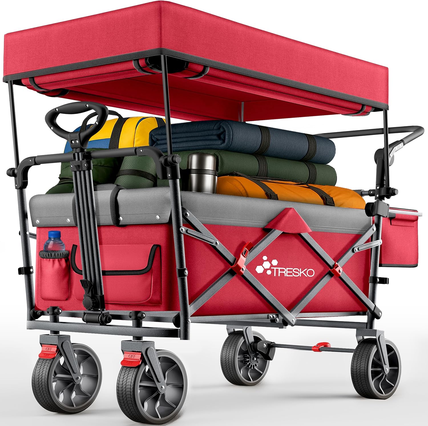 Detalle de TRESKO Carrello pieghevole 150 kg 🛒