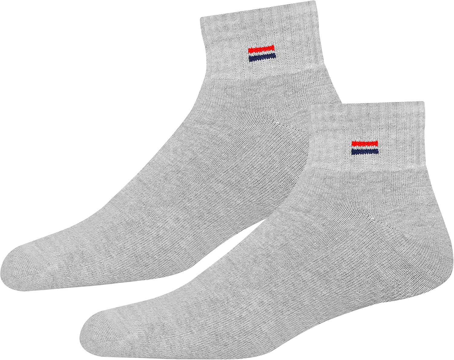 Thumbnail 2 de NAVYSPORT 6 Pairs Socks for Men & Women: Trainer Running Cotton High Ankle Quarter Socks