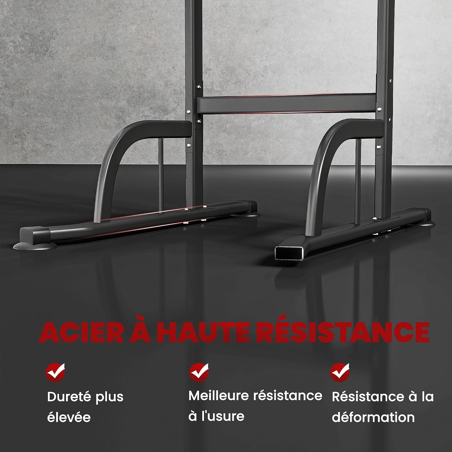 Thumbnail 4 de HOMCOM Station Musculation Multifonctions Barre de Traction
