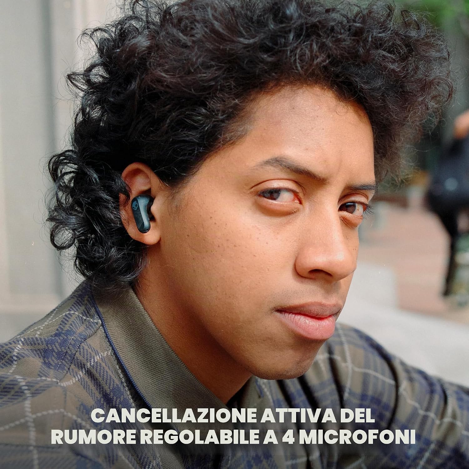 Detalle de Skullcandy Rail ANC: Cuffie Wireless In-Ear con Cancellazione del Rumore e 27 Ore di Autonomia