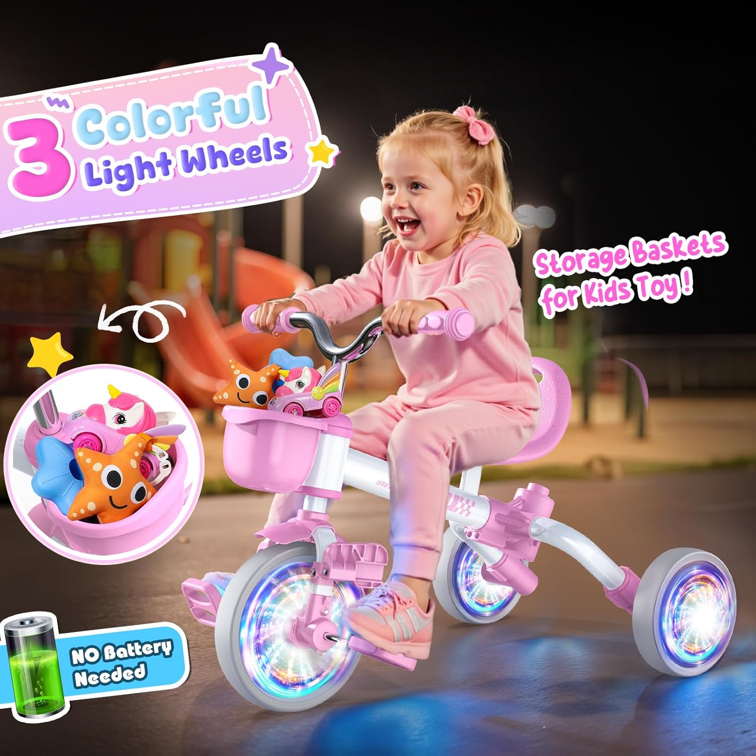 Thumbnail 4 de Kkdi 5-in-1 Toddler Bike: Grow-With-Your-Child Tricycle for 1–5 Years