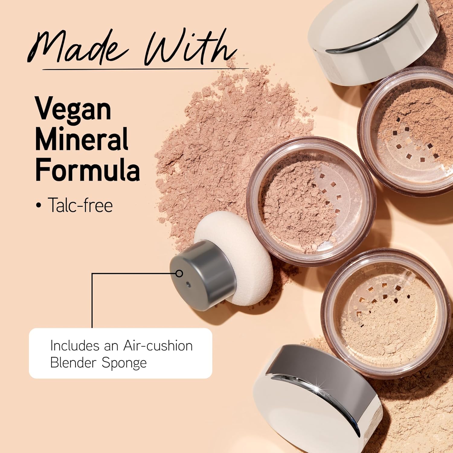 Detalle de Physicians Formula PF10949 Mineral Wear Talc-Free Loose Powder, Creamy Natural