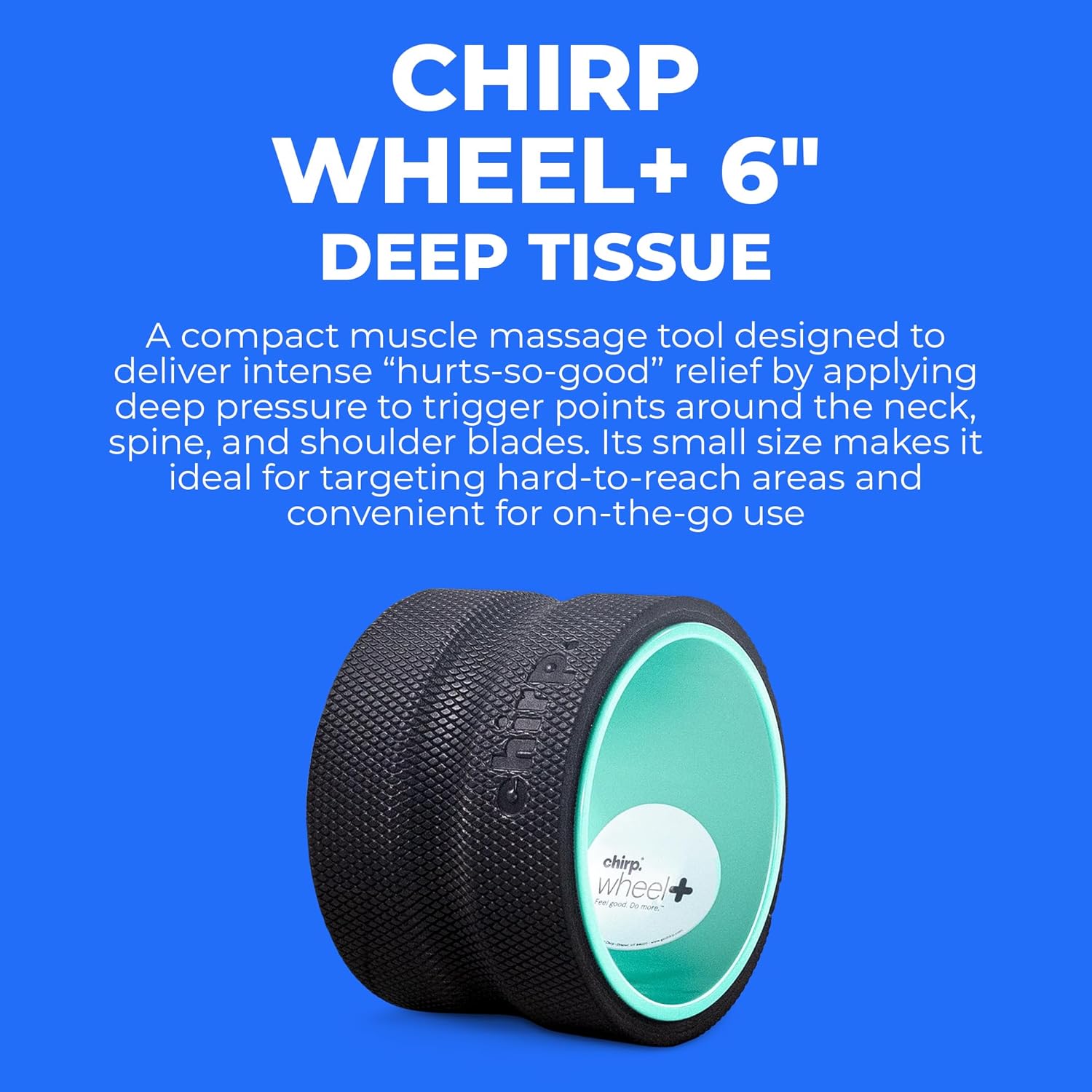 Thumbnail 1 de Chirp Chirp Wheel+ Foam Roller (6 Inch Mint) for Targeted Back & Neck Relief