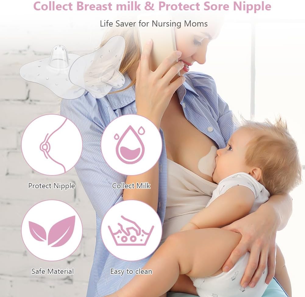 Detalle de Aolso Paracapezzoli in Silicone: protezione e comfort per lallattamento e la transizione al biberon