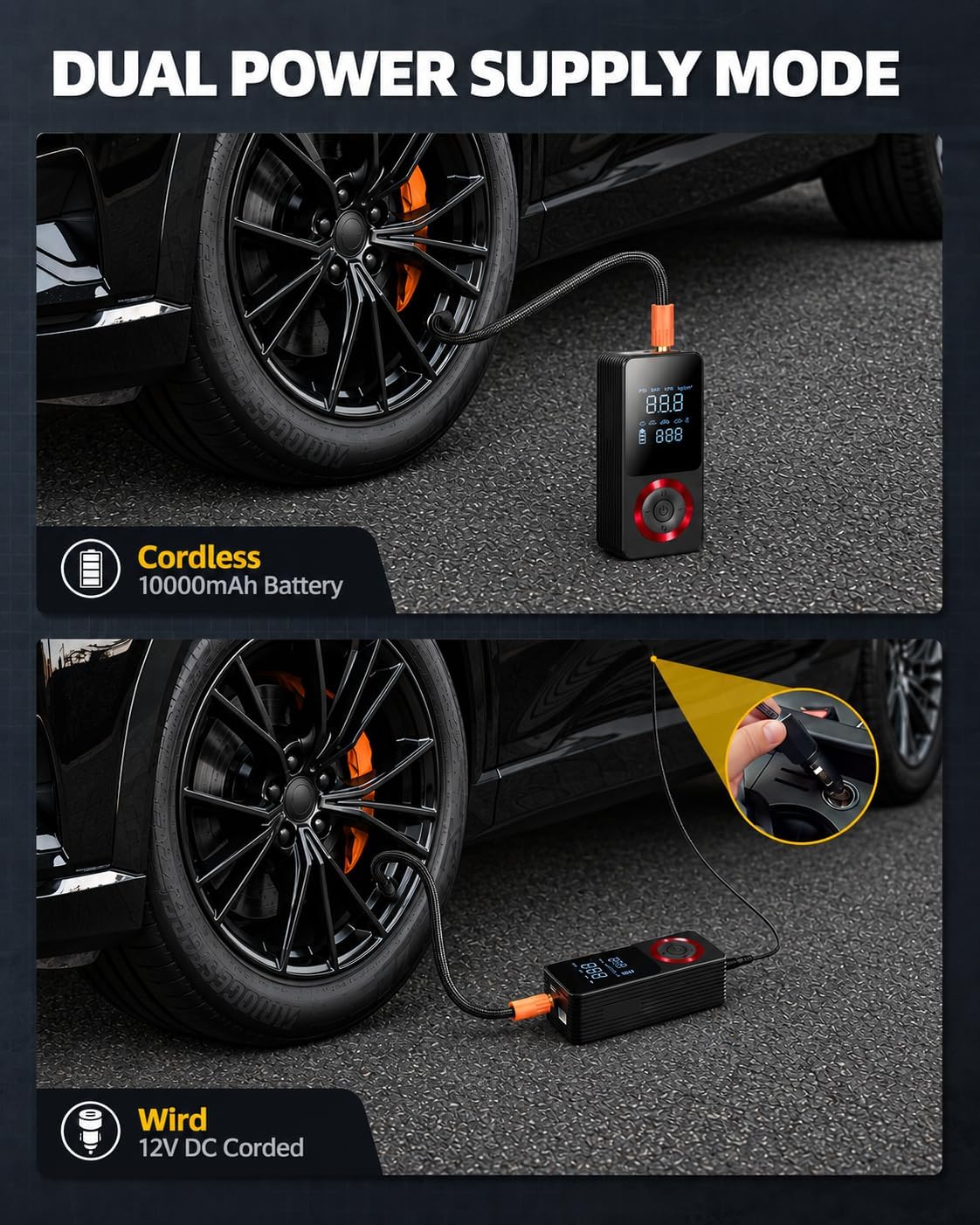 Detalle 2 de ST10 Portable Tire Inflator