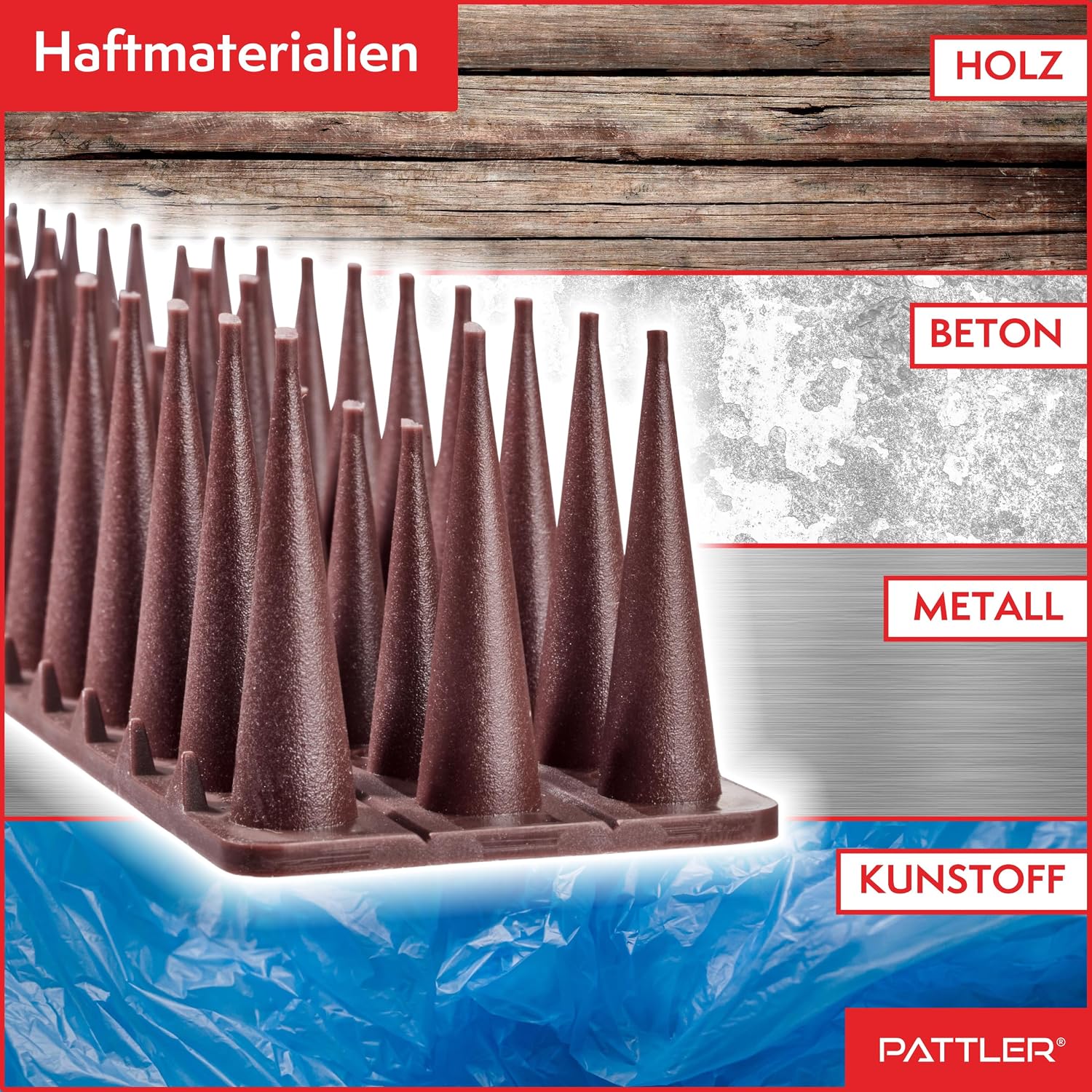Thumbnail 2 de PATTLER Vogelabwehr 12 Stück 43 cm